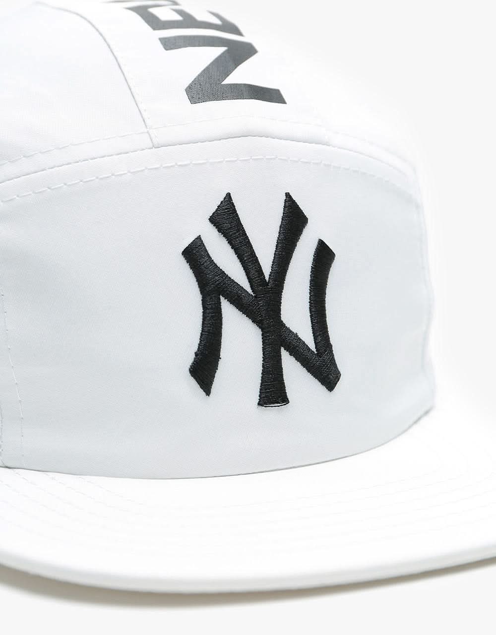New Era MLB New York Yankees 5 Panel Cap - White