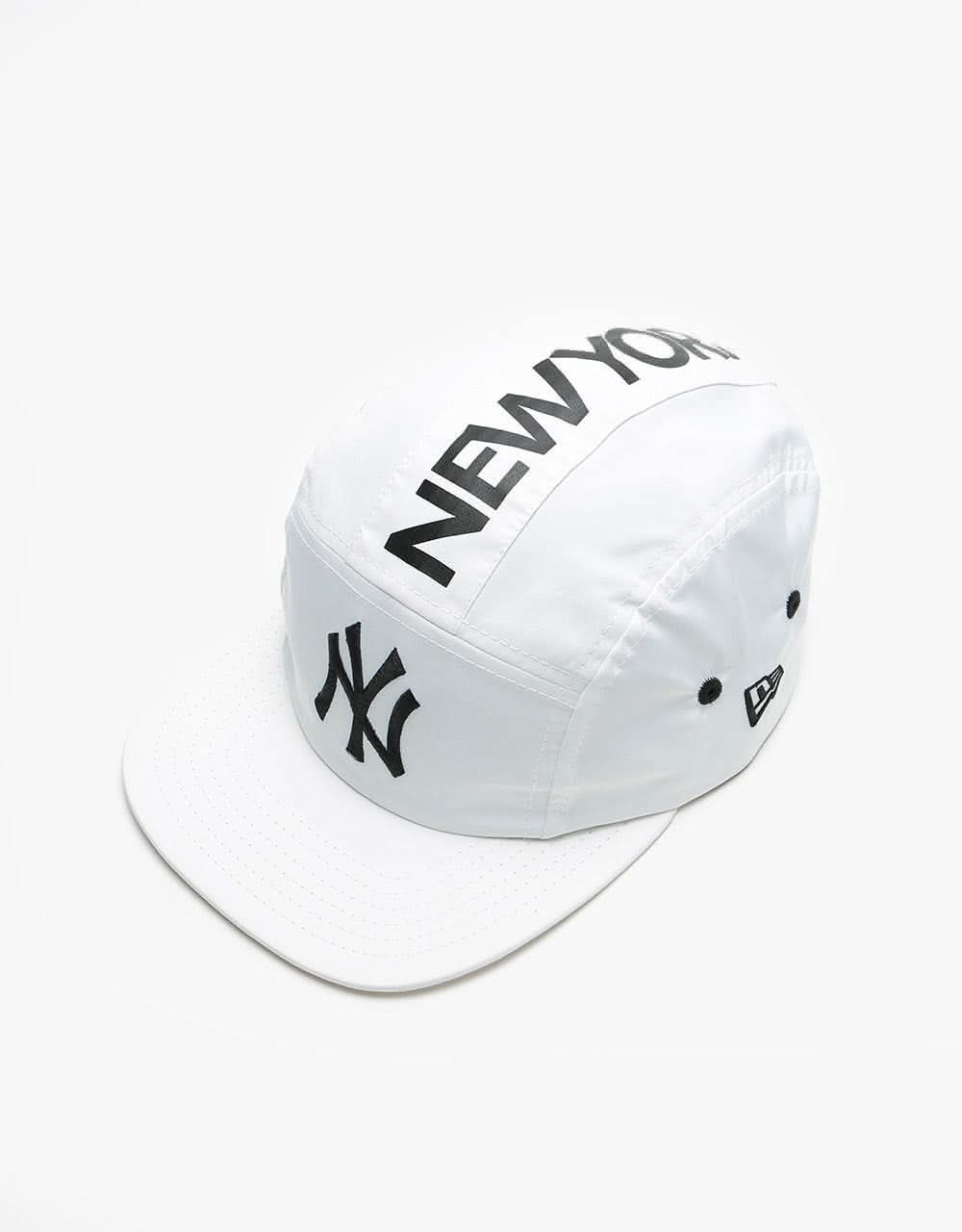 New Era MLB New York Yankees 5 Panel Cap - White