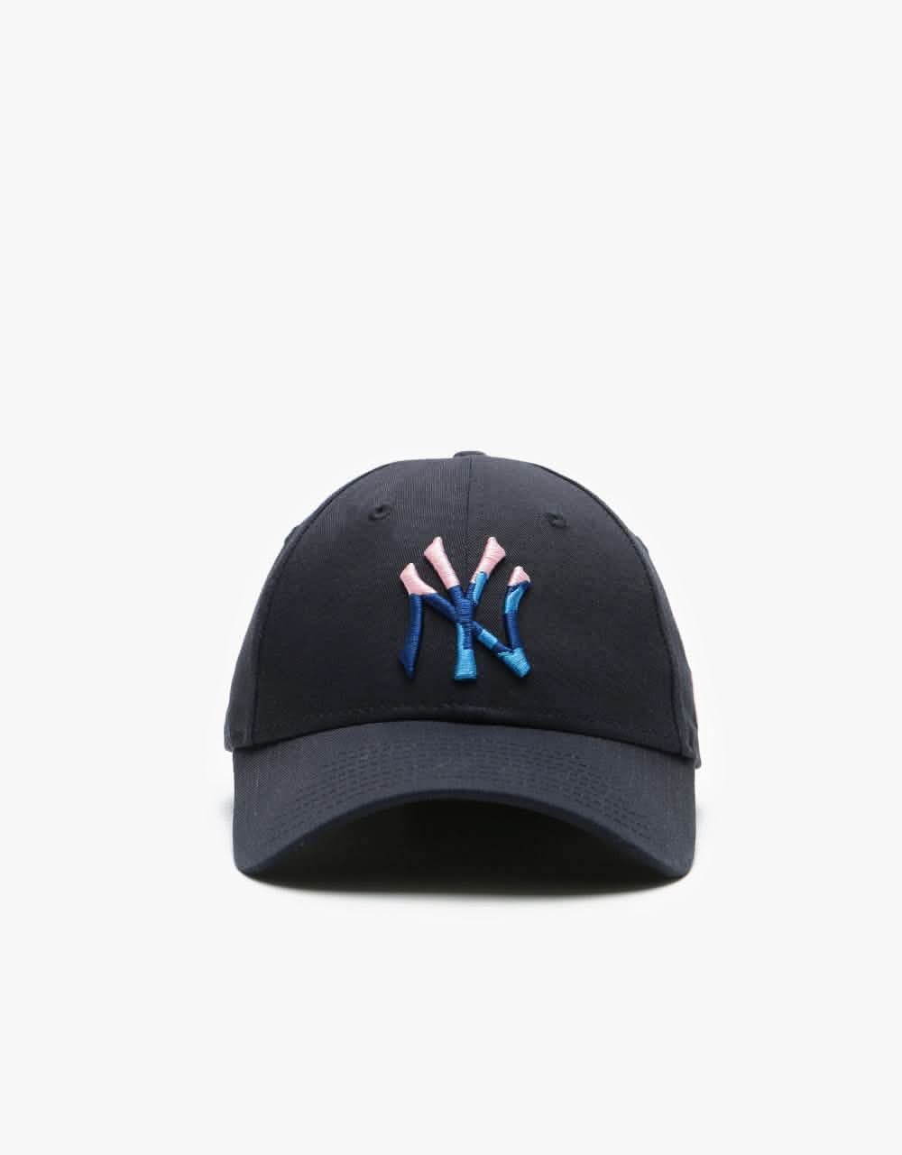 New Era 9Forty New York Yankees Infill Cap - Navy/Pink