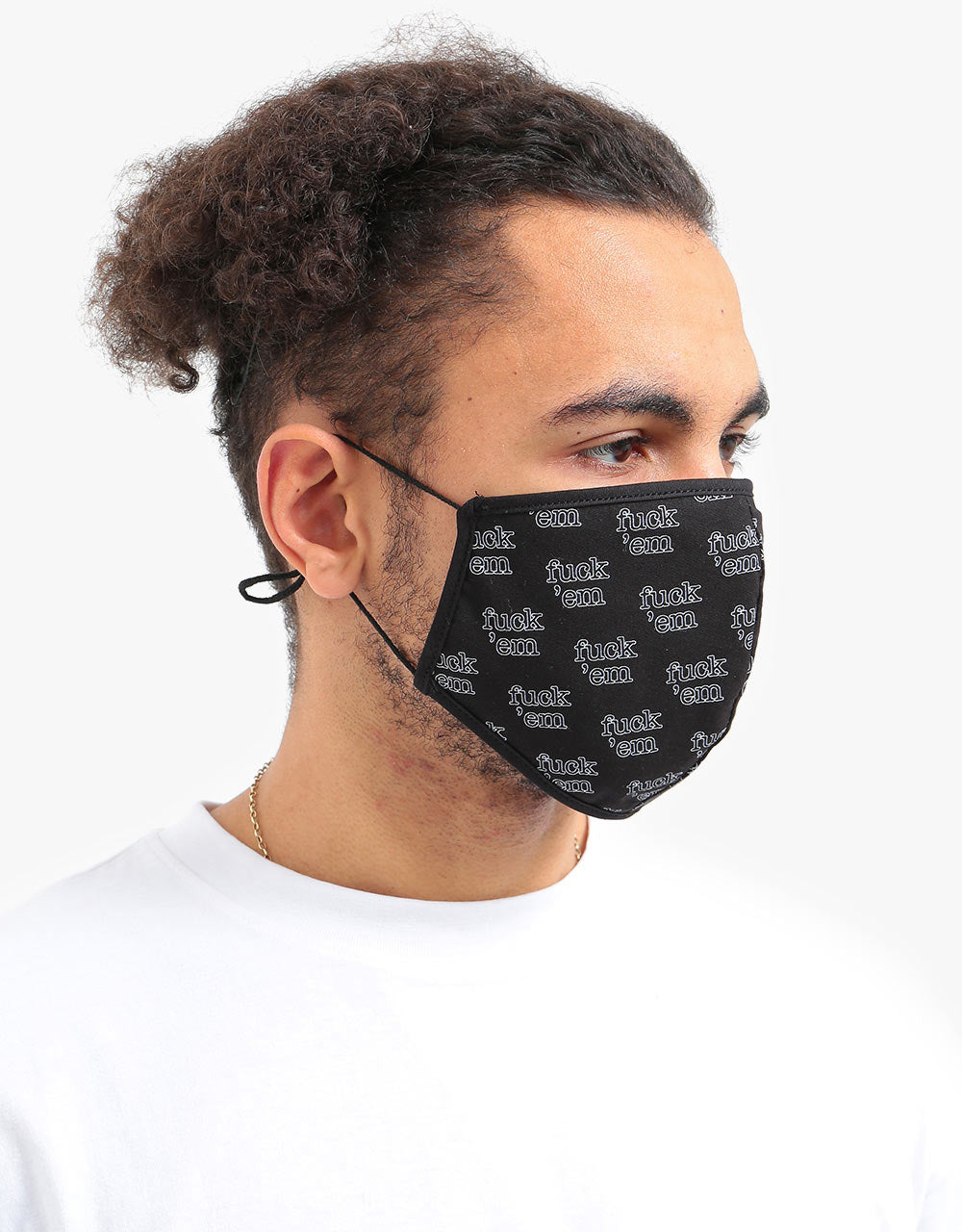 Route One Organic Cotton Face Mask - Fuck 'Em