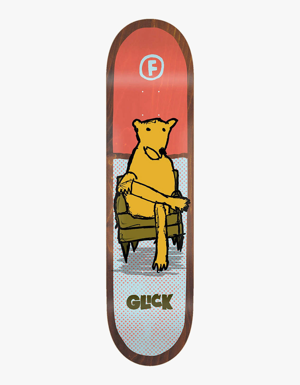 Foundation Glick Bear Skateboard Deck - 8.25"