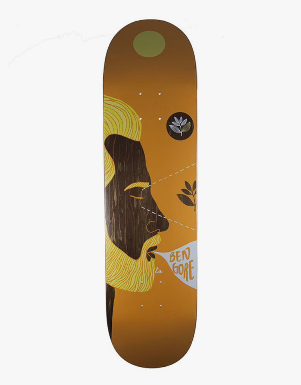 Magenta Gore Visions Skateboard Deck - 8.25"