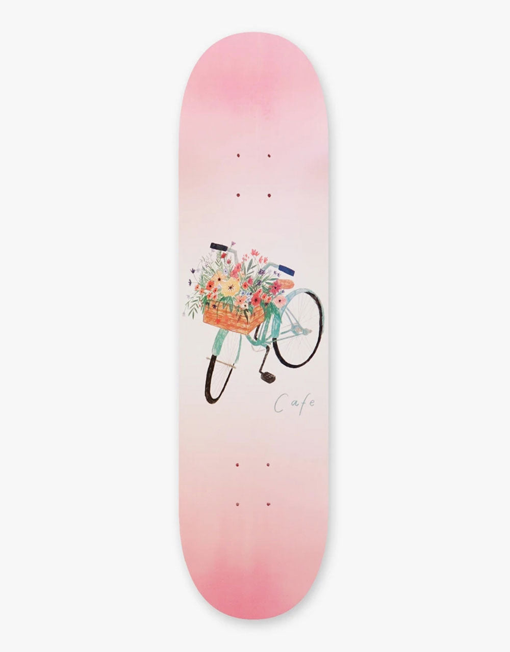 Skateboard Café Flower Basket Skateboard Deck - 8"