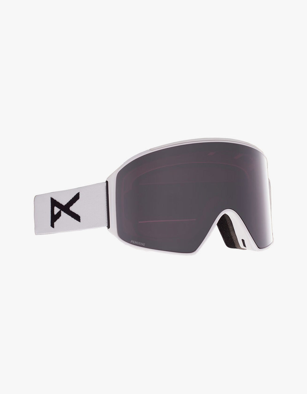 Anon M4 MFI® Cylindrical Snowboard Goggles - White/Perceive Sunny Onyx