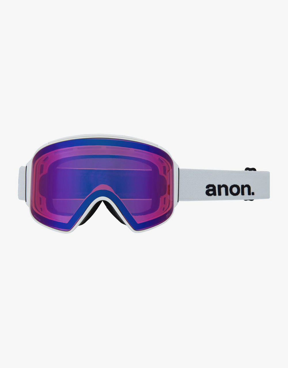 Anon M4 MFI® Cylindrical Snowboard Goggles - White/Perceive Sunny Onyx