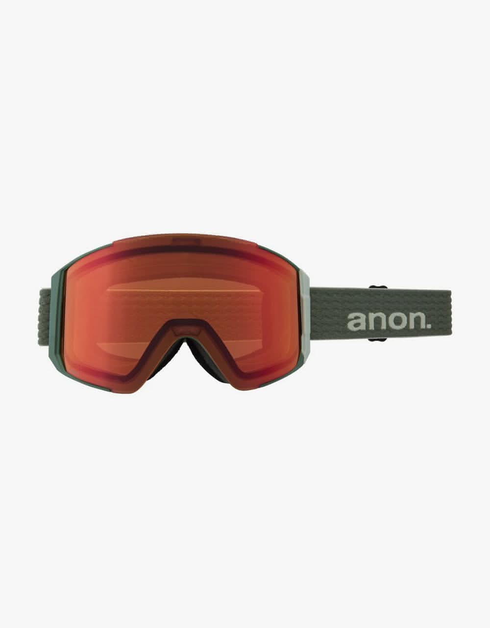 Anon Sync Snowboard Goggles - Green/Perceive Sunny Bronze