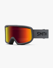 Smith Frontier Snowboard Goggles - Charcoal/Red Sol-X Mirror