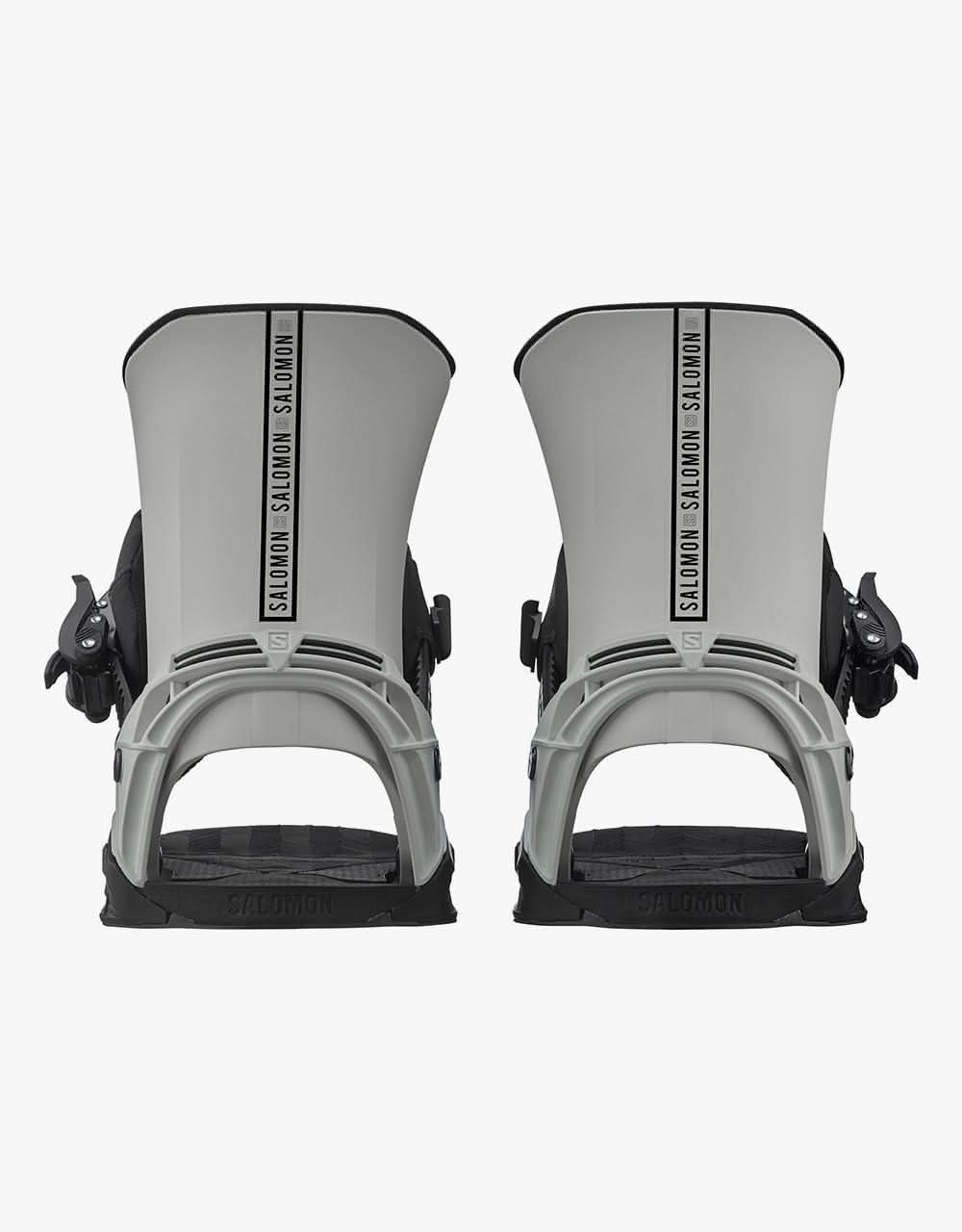 Salomon District 2021 Snowboard Bindings - Light Grey/Black