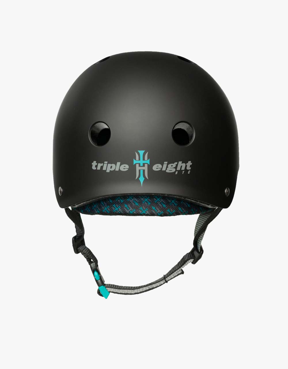 Triple 8 Sweatsaver Certified Tony Hawk Pro Rubber Helmet - Black