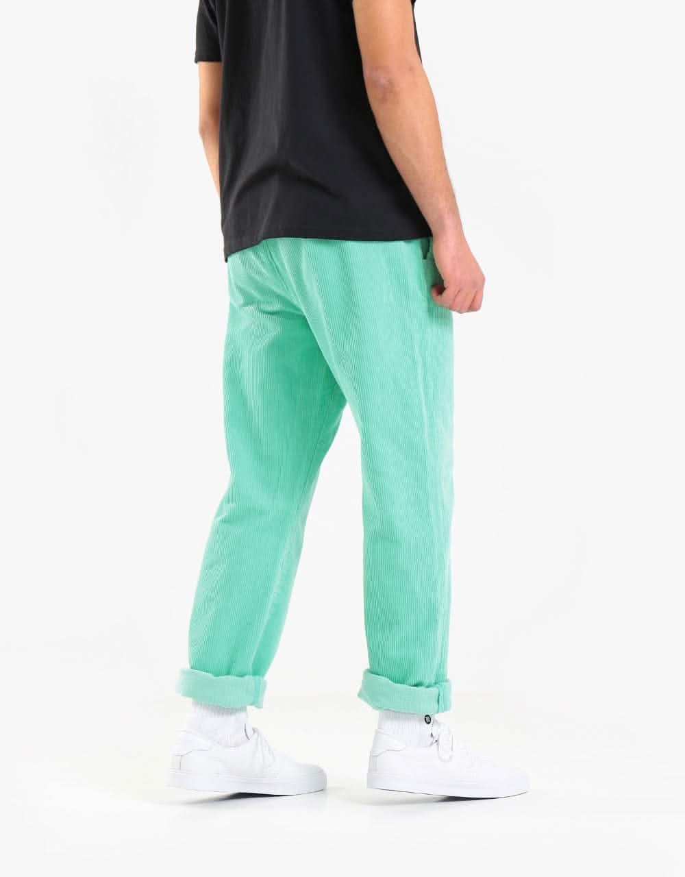 Route One Relaxed Fit Big Wale Cords - Quiet Wave