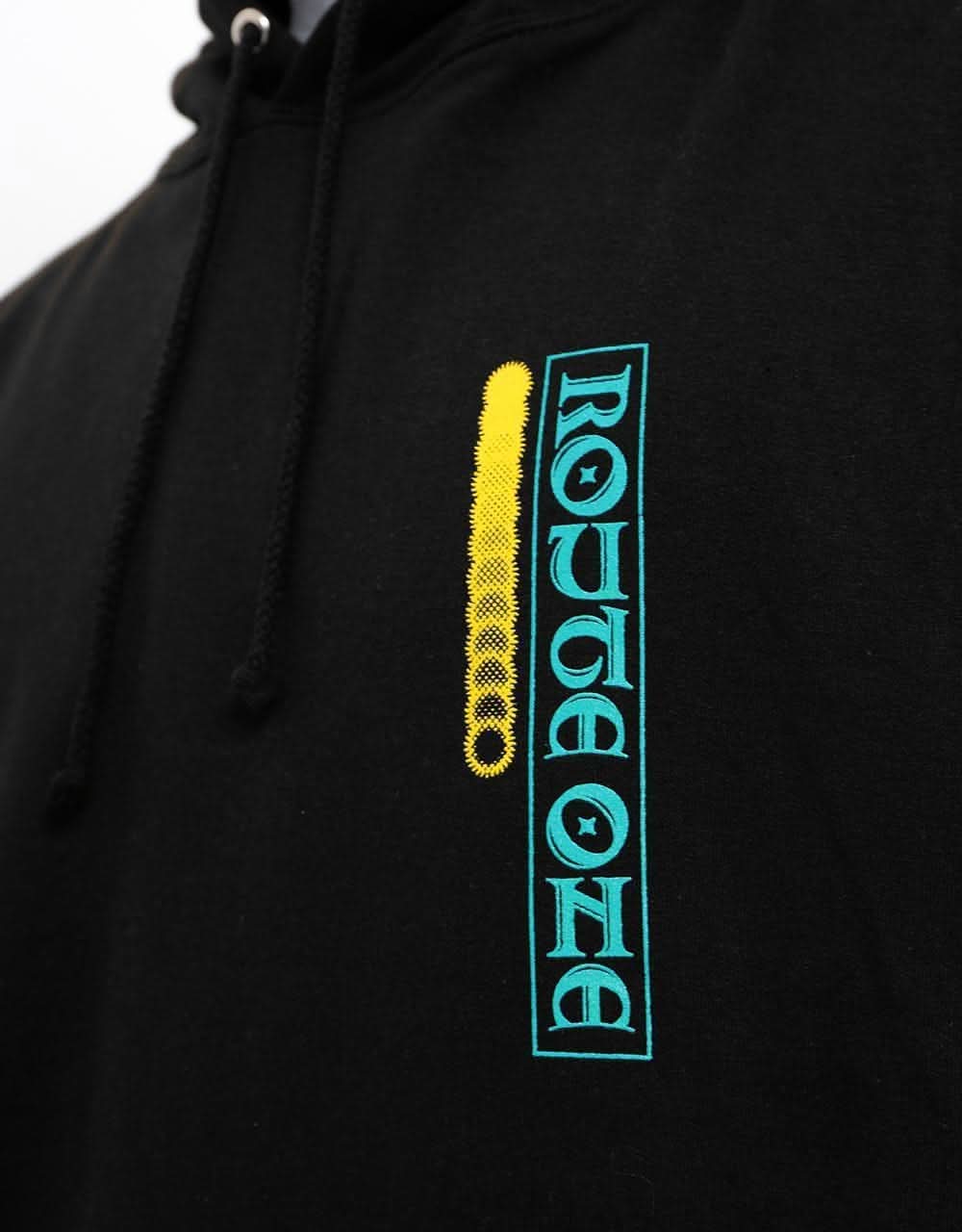 Route One Pure Radiance Pullover Hoodie - Black
