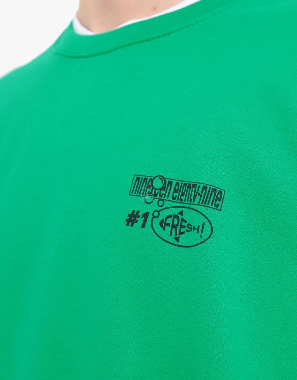 Route One Skateshi Sweatshirt - Kelly Green