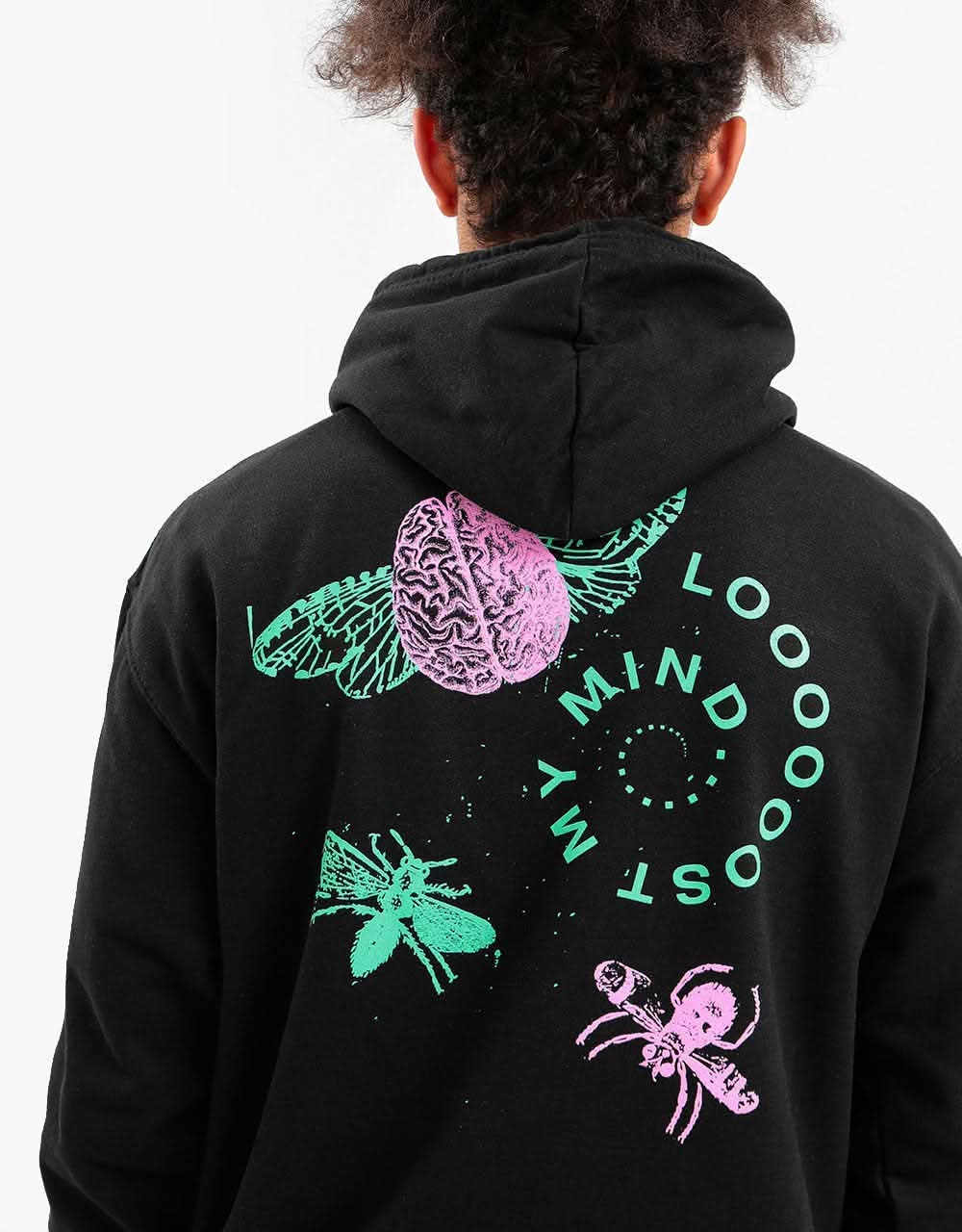 Route One Lost My Mind Pullover Hoodie - Black