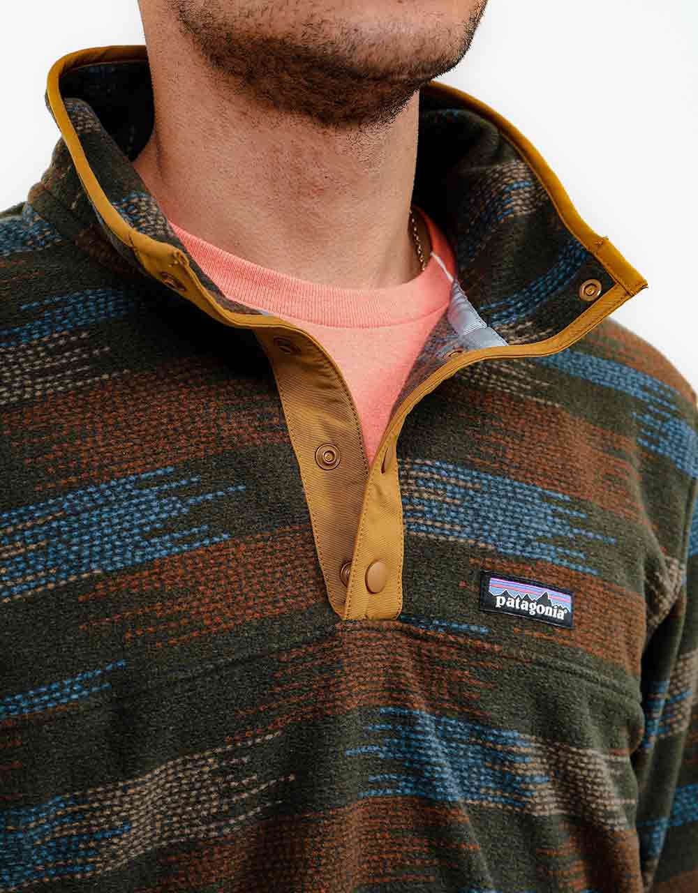 Patagonia Micro D® Snap-T Pullover - Native Seeds: Industrial Green