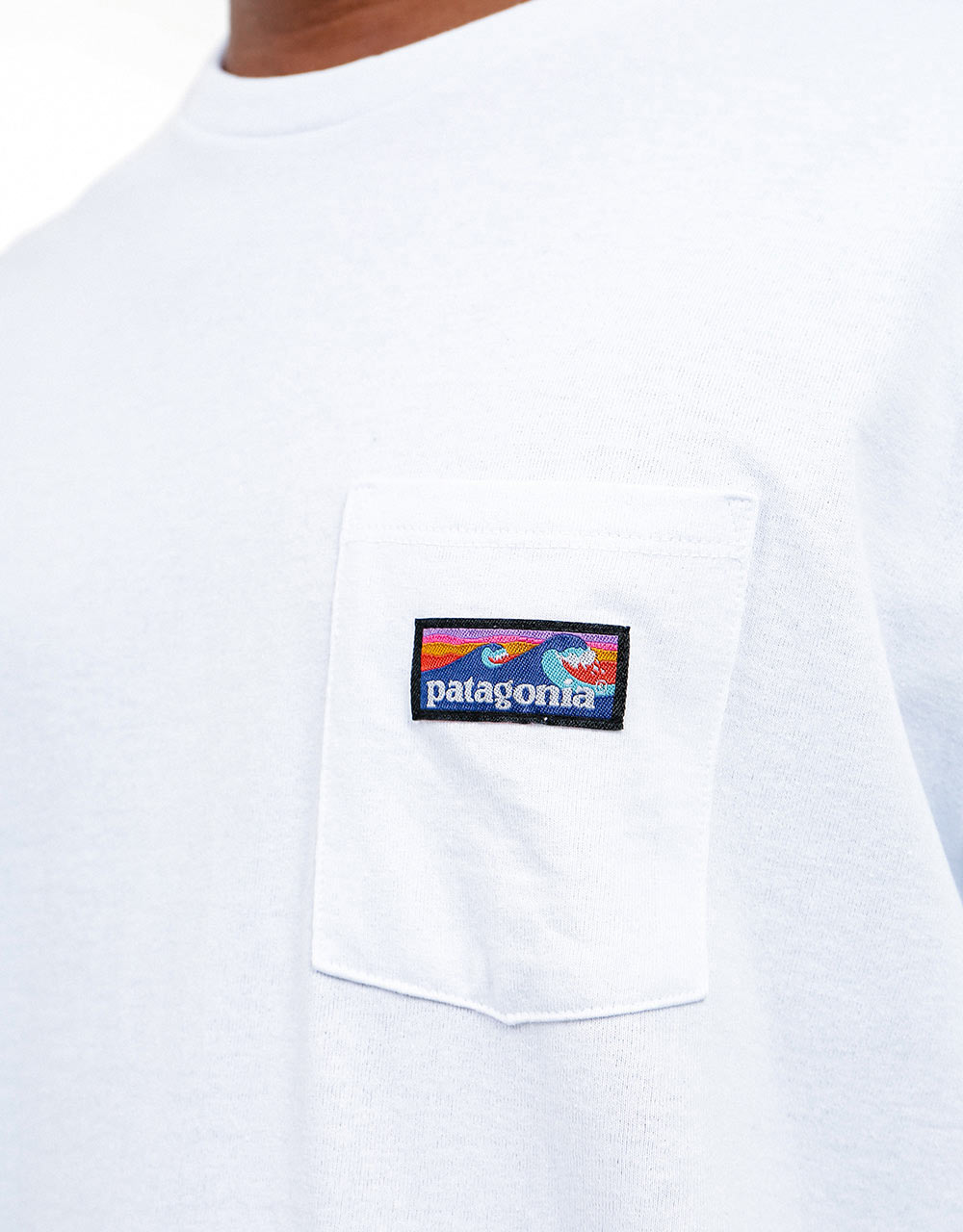 Patagonia Boardshort Label Pocket Responsibili-Tee® - White