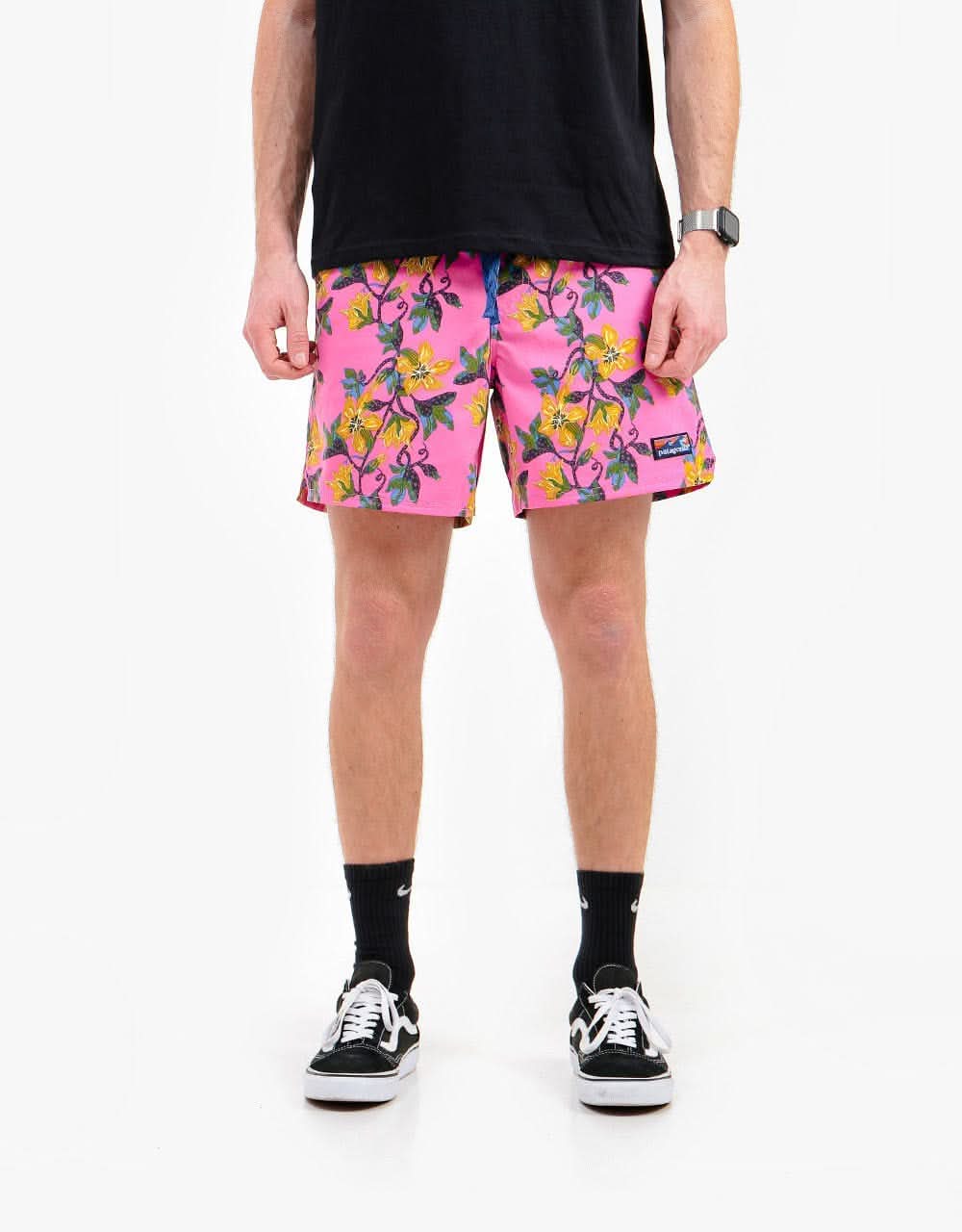 Patagonia Stretch Wavefarer® 16" Volley Short - Squash Blossom: Marble Pink