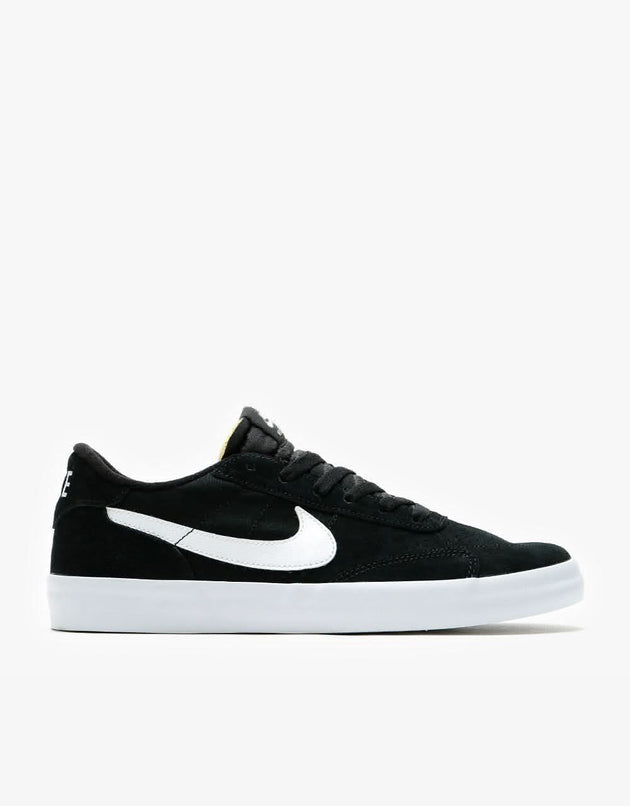 Nike SB Heritage Vulc Skate Shoes - Black/White-Black-White
