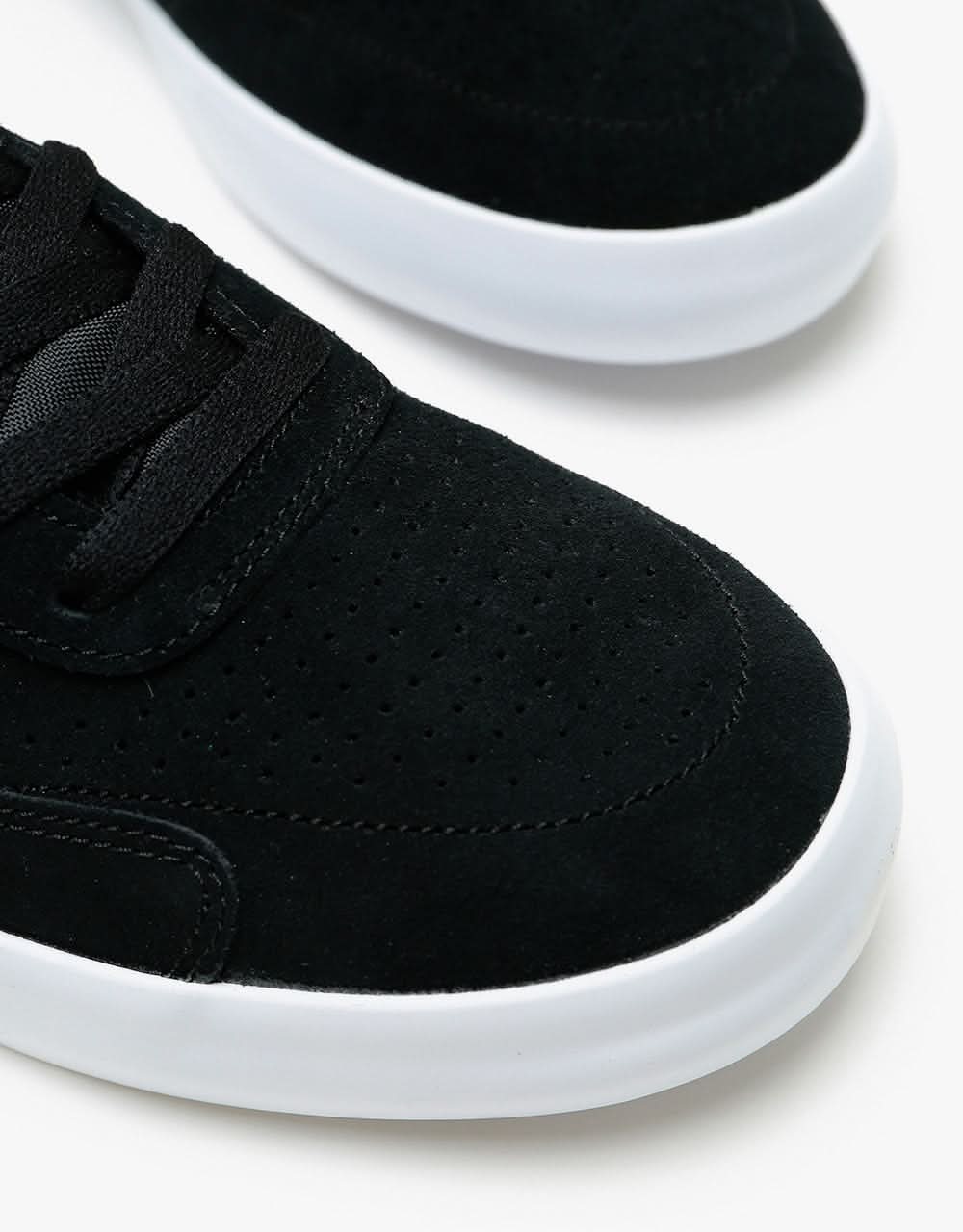Nike SB Heritage Vulc Skate Shoes - Black/White-Black-White
