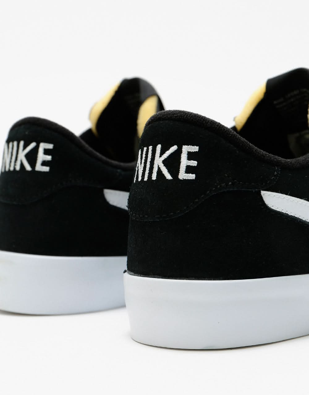 Nike SB Heritage Vulc Skate Shoes - Black/White-Black-White