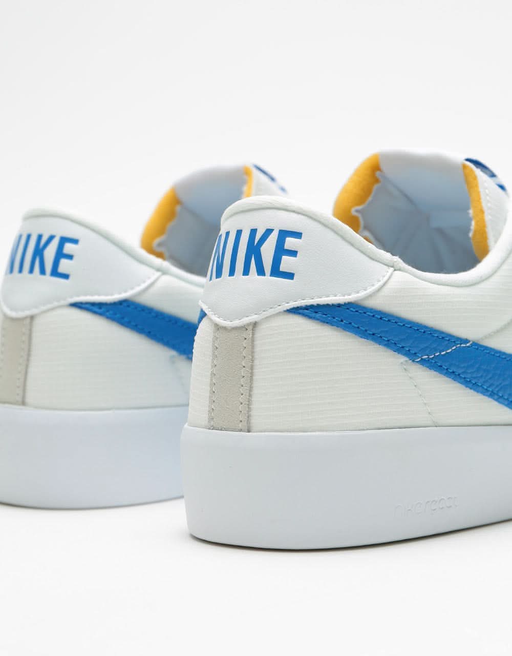 Nike SB Bruin React Skate Shoes - Summit White/Signal Blue-Summit White