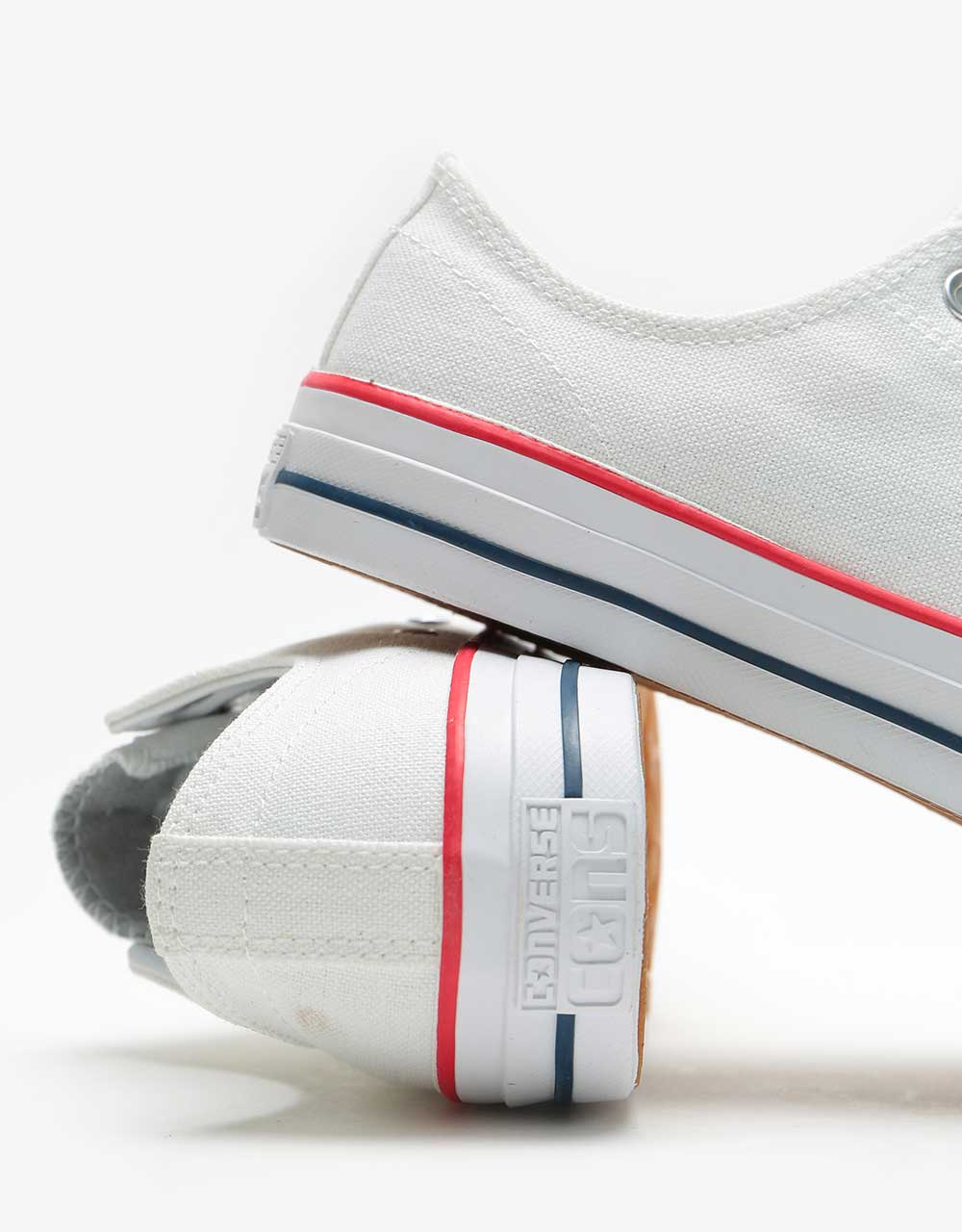 Converse CTAS Pro Ox Skate Shoes - White/Red/Insignia Blue