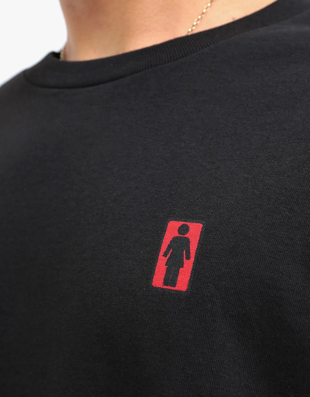 Girl Postal T-Shirt - Black