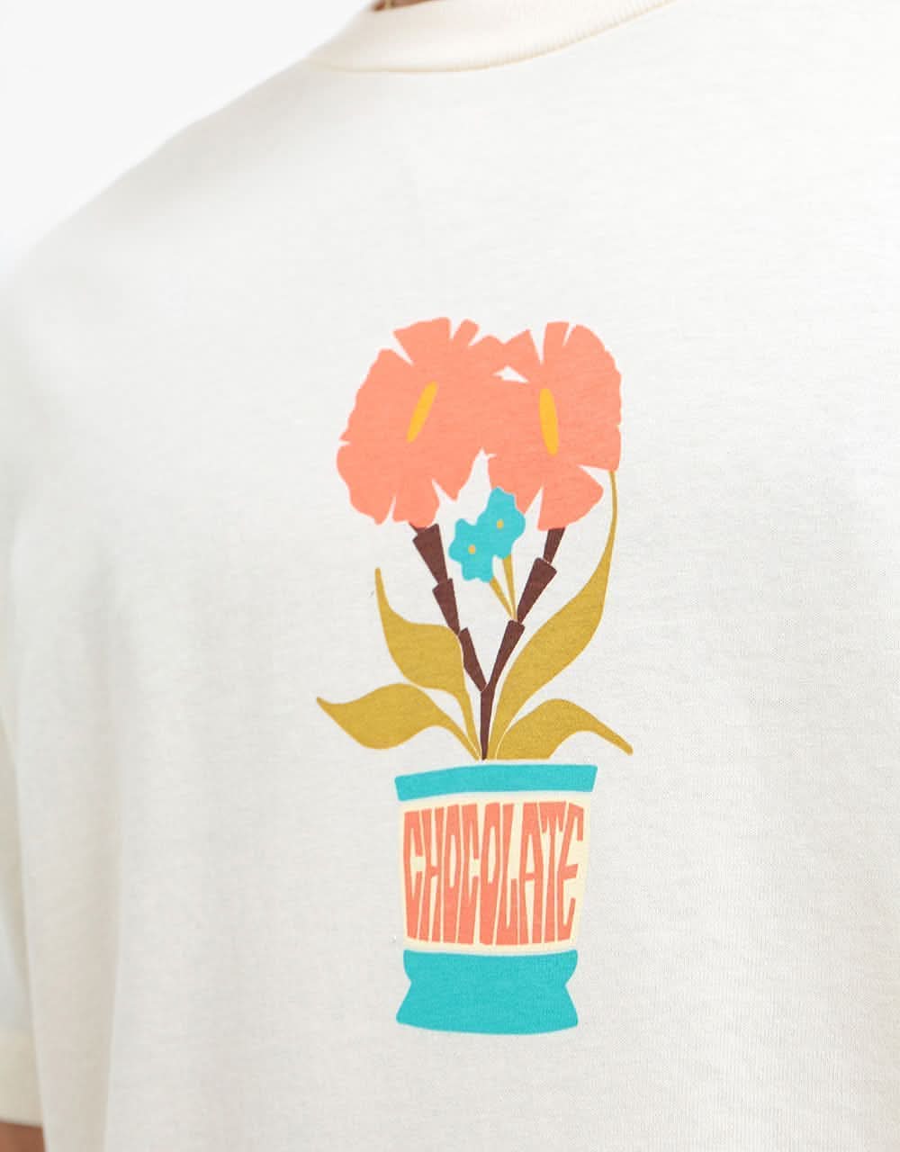 Chocolate Plantasia T-Shirt - Cream