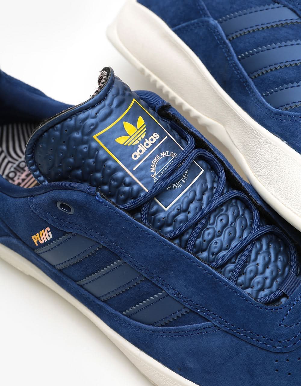 adidas Puig Skate Shoes - Night Sky/Night Sky/Chalk White