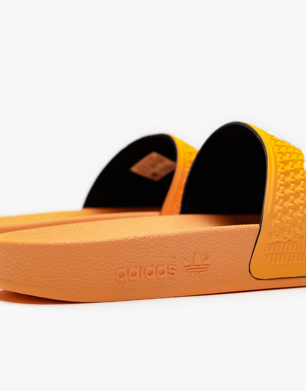 adidas Shmoofoil Slides - Hazy Orange/White/White