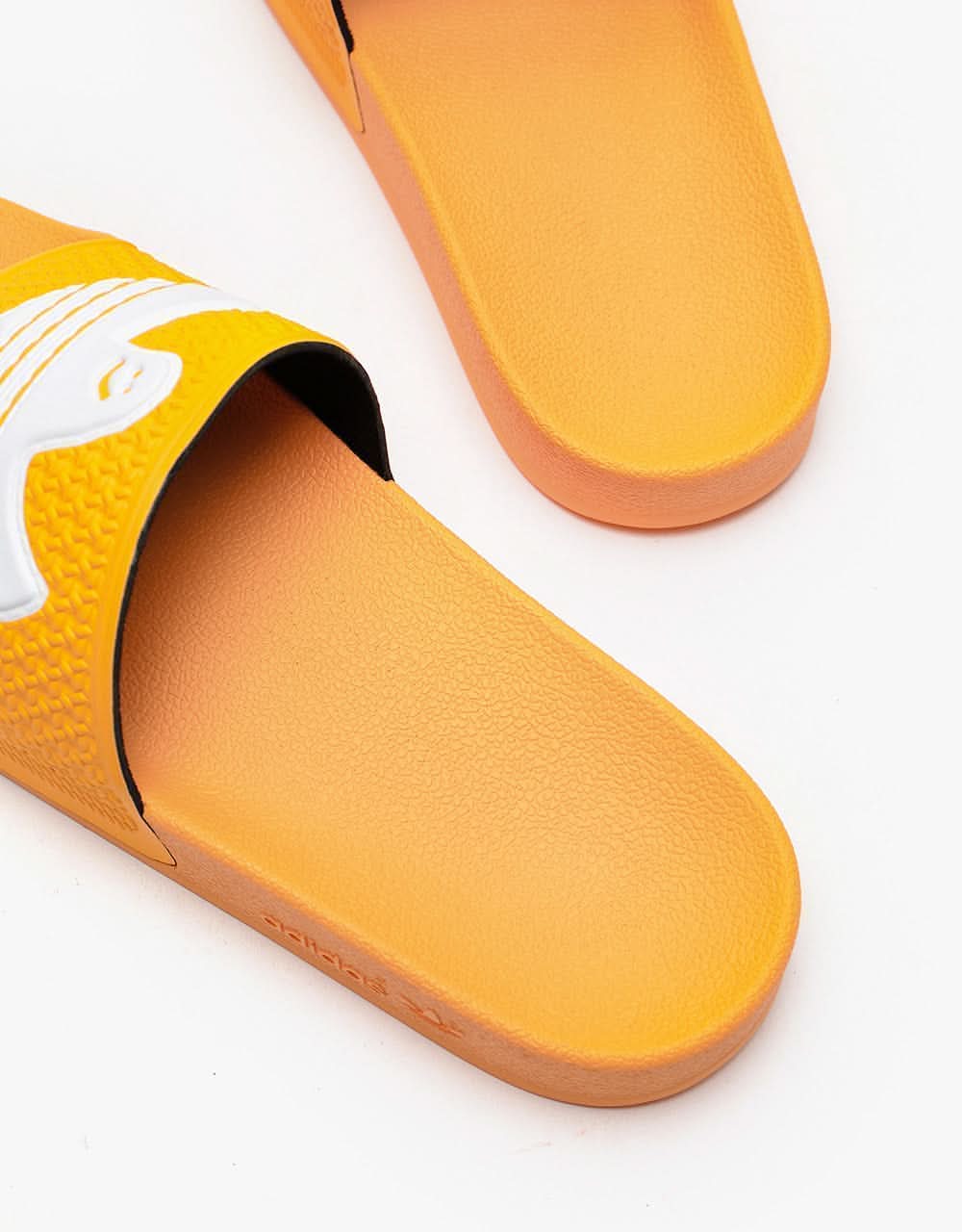 adidas Shmoofoil Slides - Hazy Orange/White/White