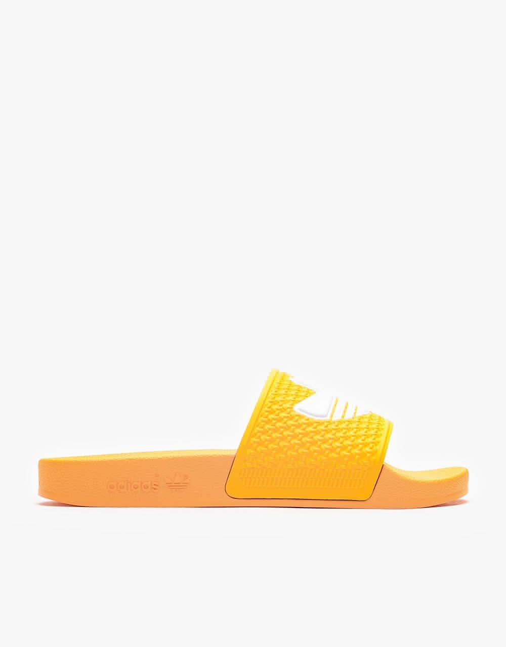 adidas Shmoofoil Slides - Hazy Orange/White/White
