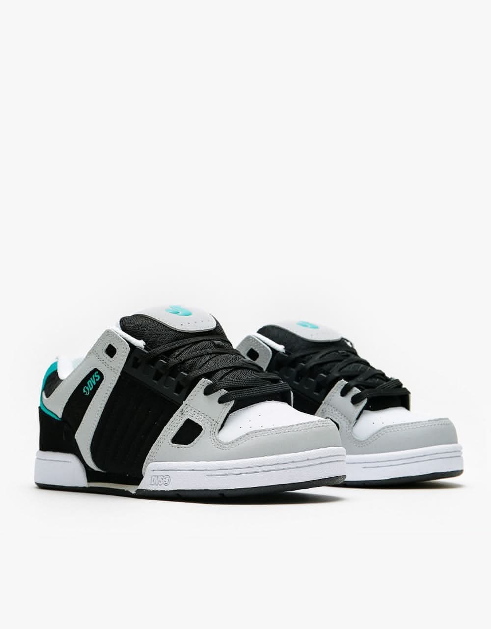 DVS Celsius Skate Shoes - Black/Charcoal/White Nubuck