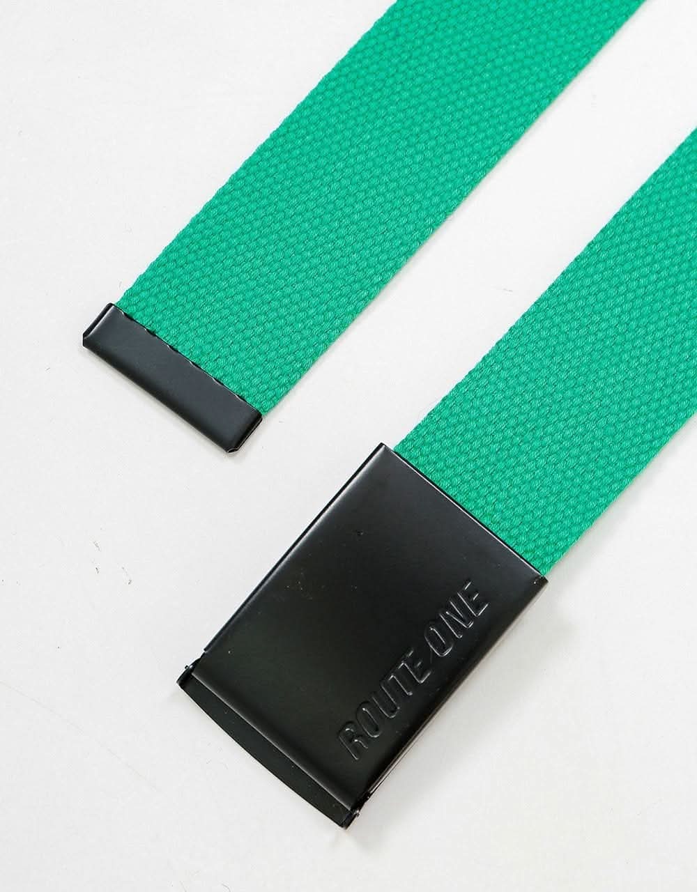 Route One Athletic Web Belt - Quiet Wave