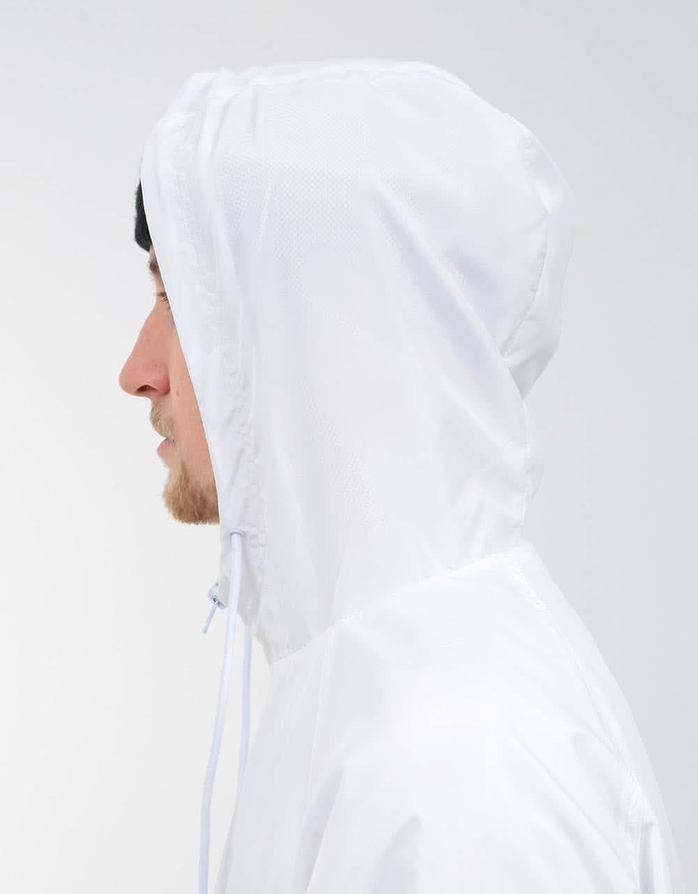 Route One Shelling Windbreaker - White/Quiet Wave