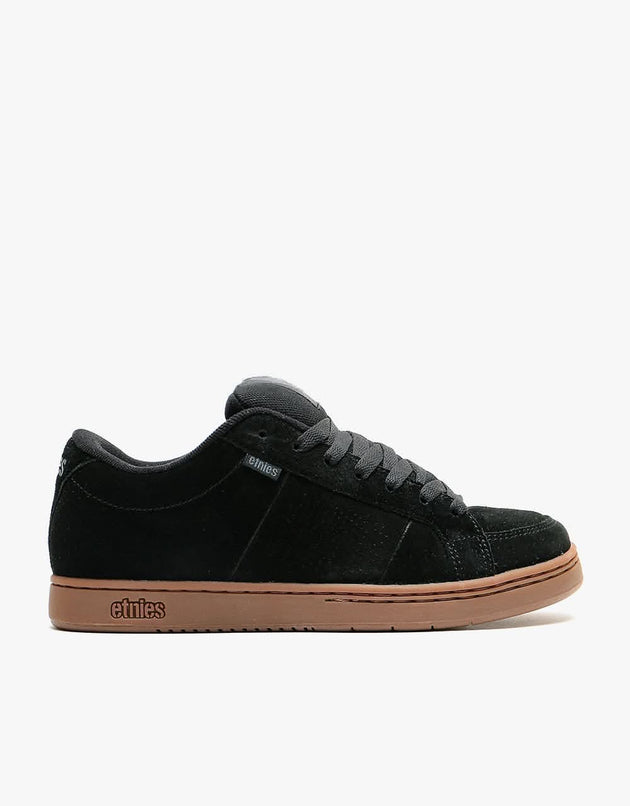 Etnies Kingpin Skate Shoes - Black/Dark Grey/Gum