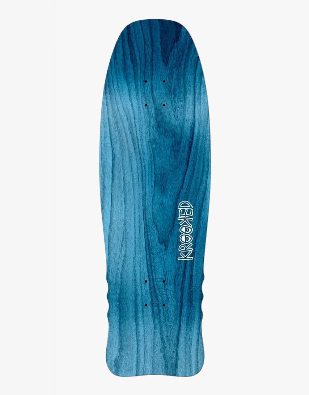 Krooked Barbee Flames Skateboard Deck - 10"