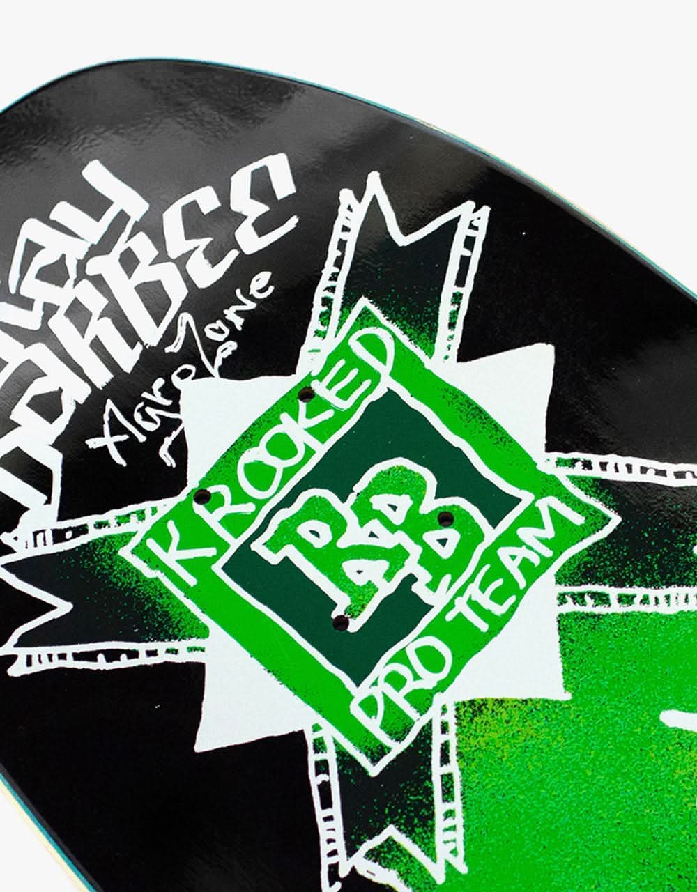 Krooked Barbee Flames Skateboard Deck - 10"