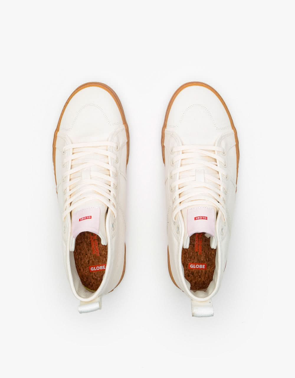 Globe Los Angered II Skate Shoes - Organic White