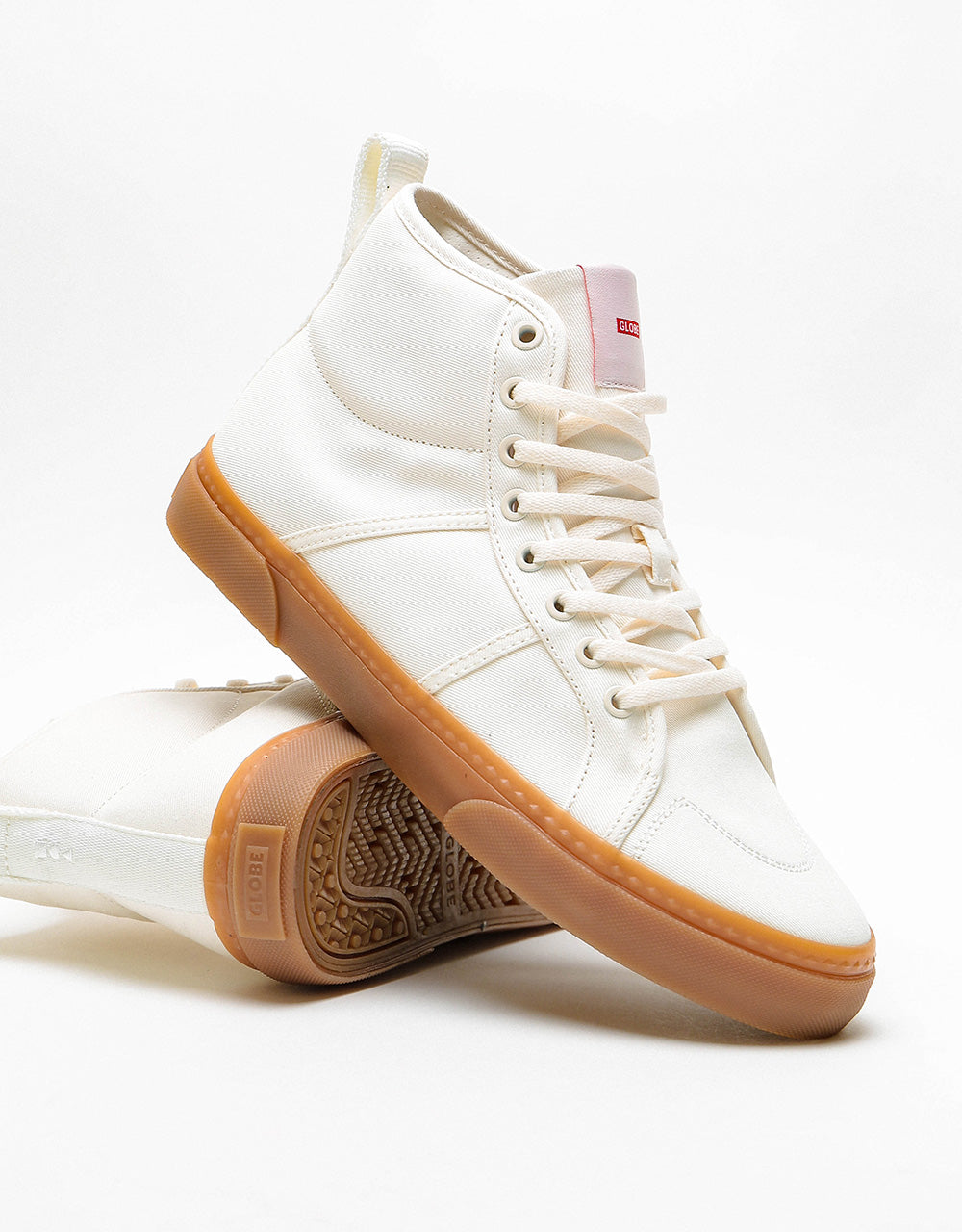 Globe Los Angered II Skate Shoes - Organic White