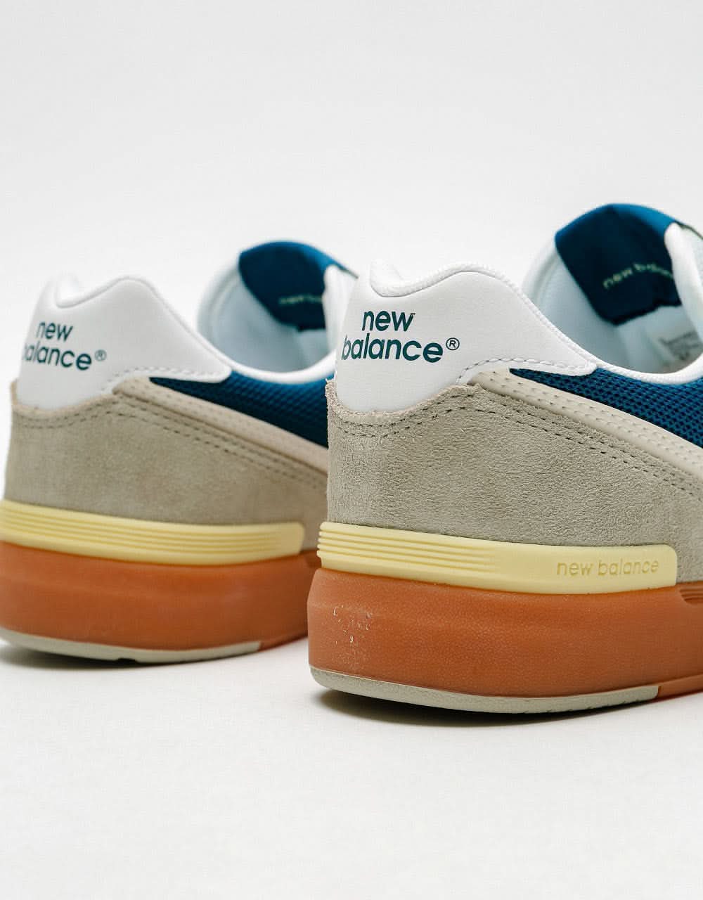 New Balance AC 574 Skate Shoes - Brown/Purple