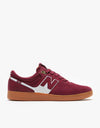 New Balance Numeric 508 Skate Shoes - Burgundy/Gum