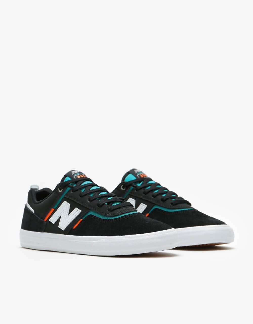 New Balance Numeric 306 Skate Shoes - Black/Turquoise