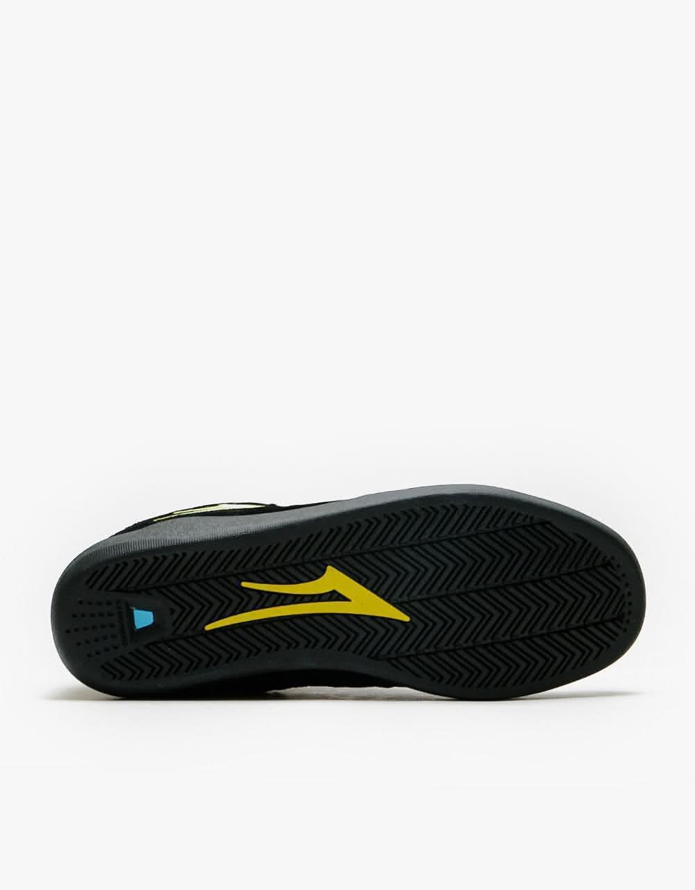Lakai Carroll Skate Shoes - Black/Neon Green