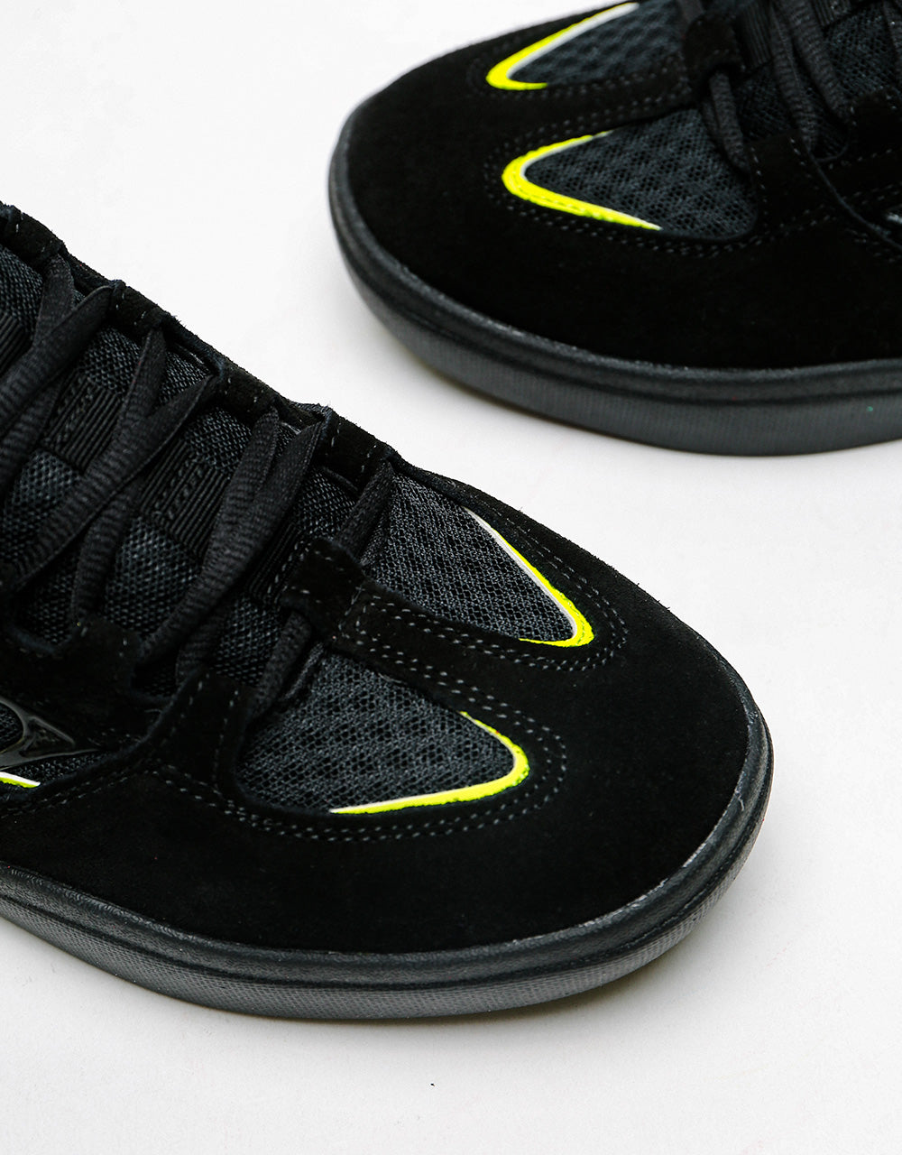 Lakai Carroll Skate Shoes - Black/Neon Green
