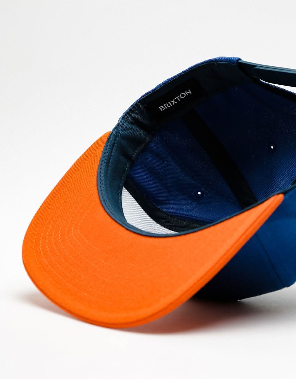 Brixton Rival MP Snapback Cap - Joe Blue/Burnt Orange