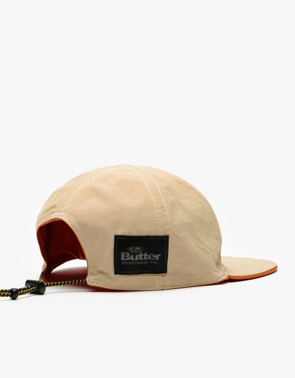 Butter Goods Reversible 6 Panel Cap - Rust/Sand