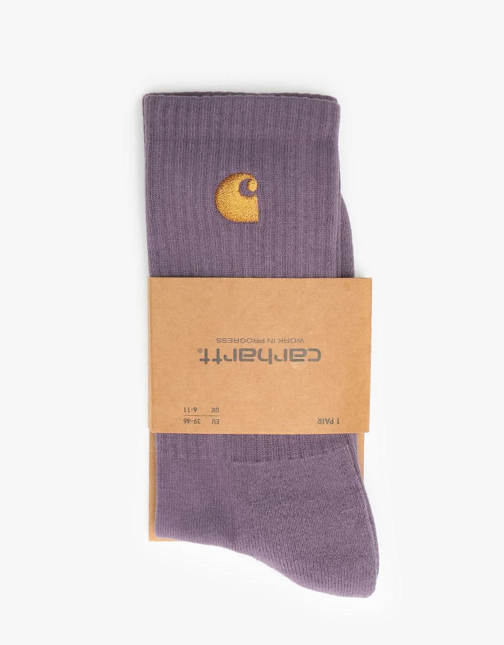 Carhartt WIP Chase Socks - Provence/Gold