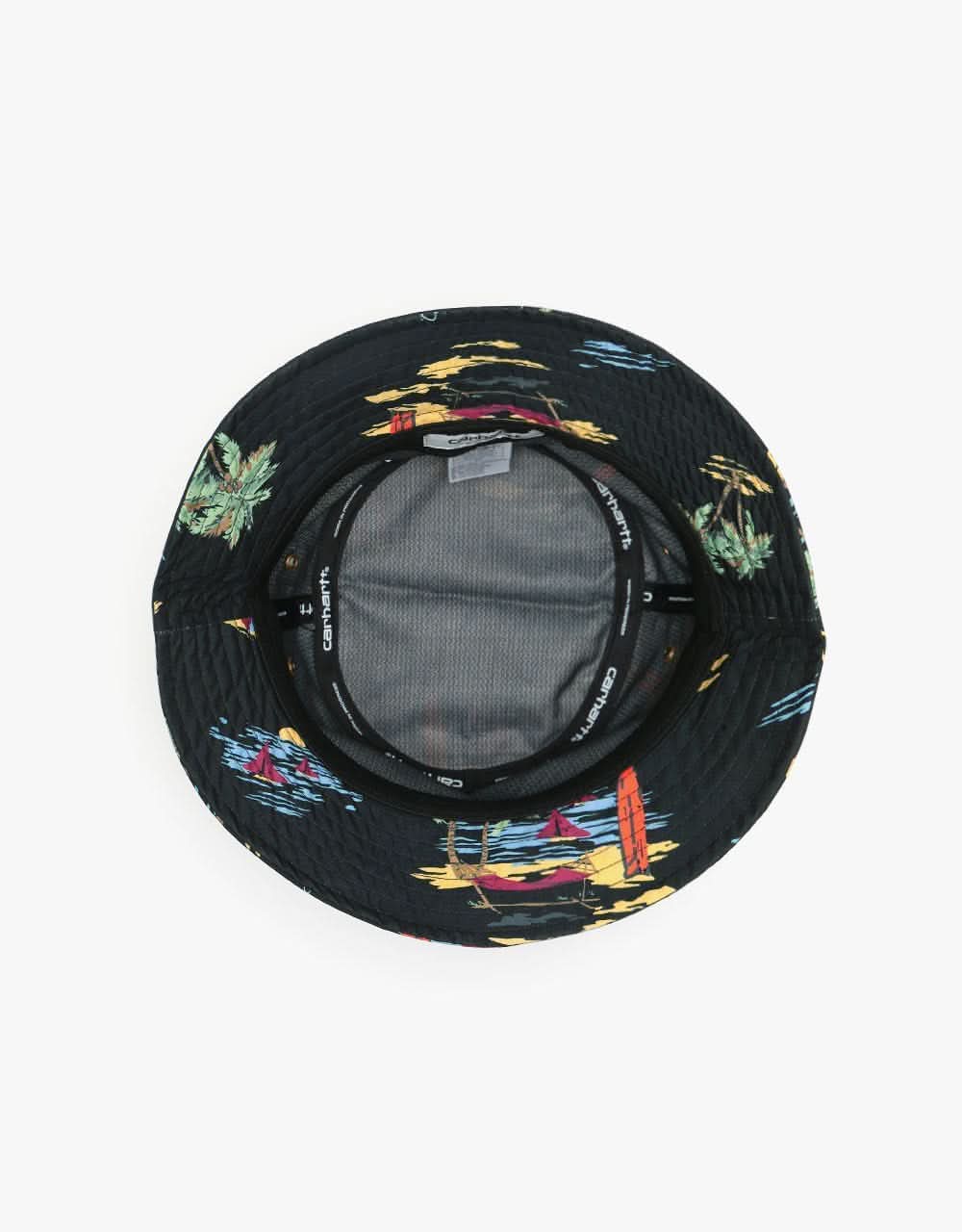 Carhartt WIP Beach Bucket Hat - Beach Print/Black
