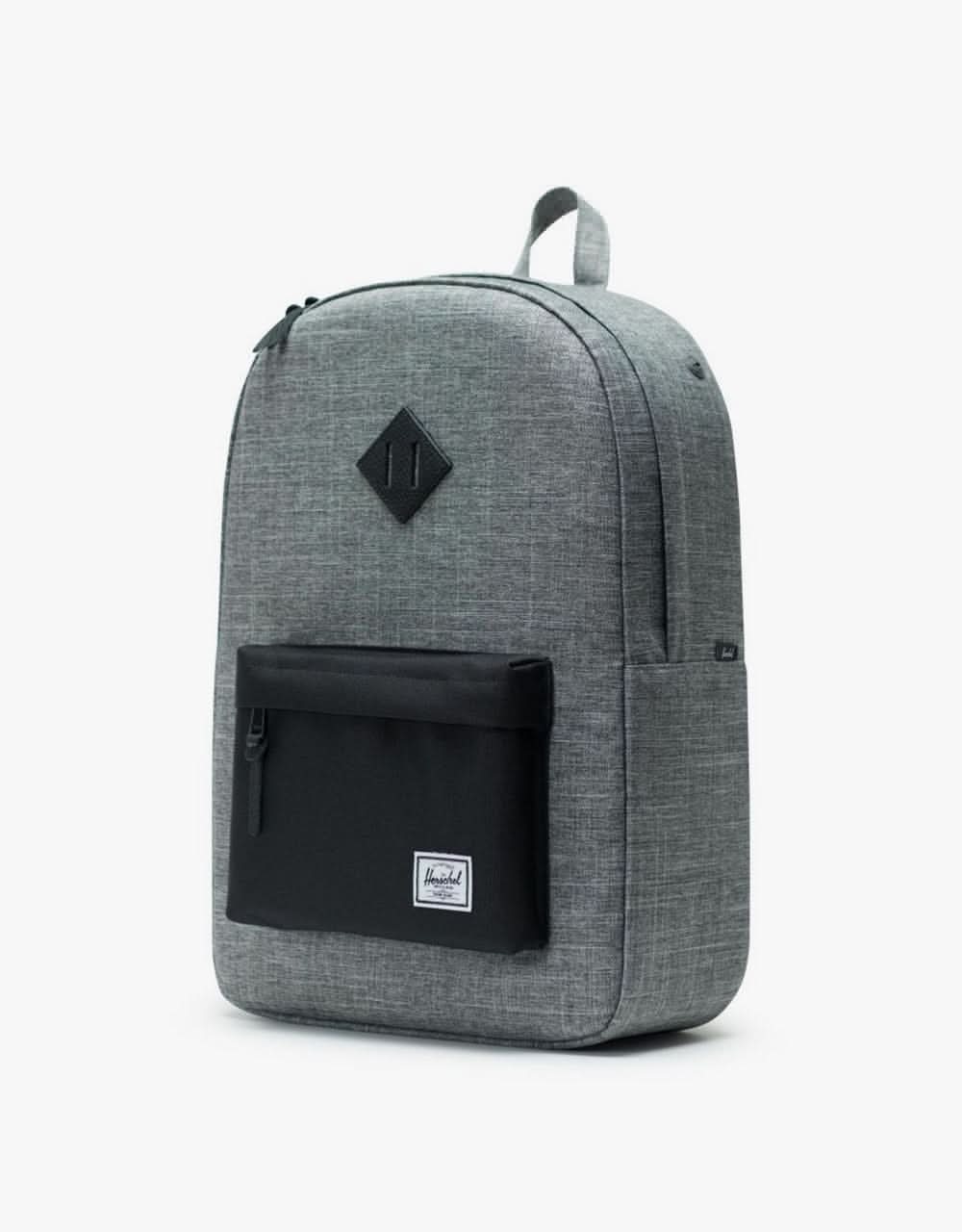 Herschel Supply Co. Heritage Backpack Raven Crosshatch Black