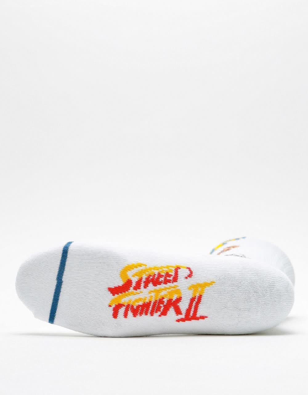 HUF x Street Fighter II Chun-Li & Cammy Socks - White